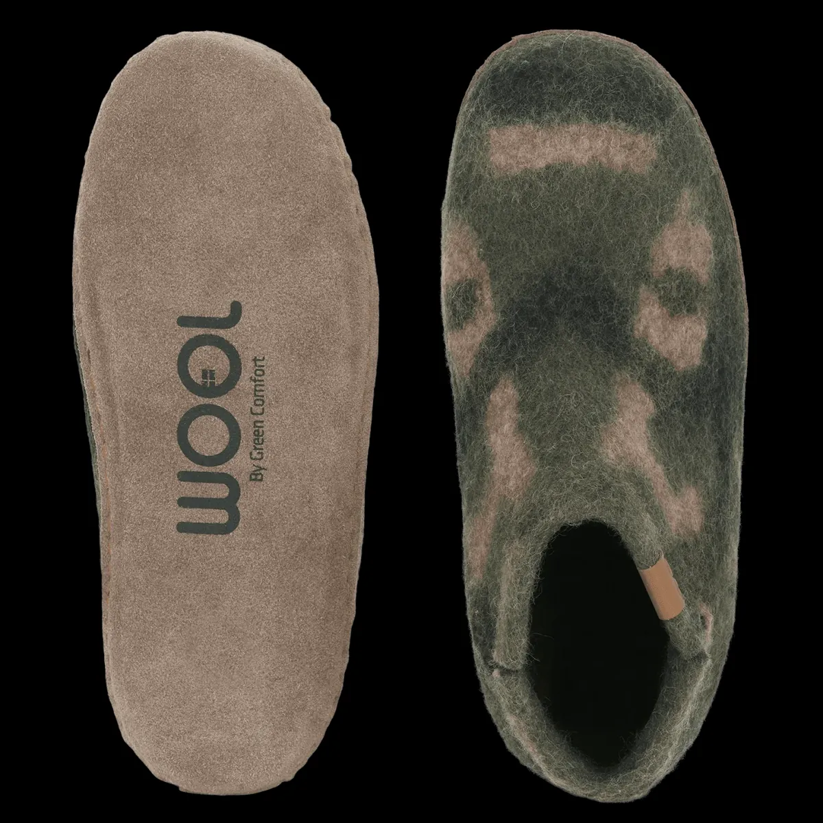 Women Green Comfort Wool Everest