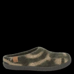 Women Green Comfort Wool Tibet