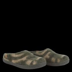 Women Green Comfort Wool Tibet
